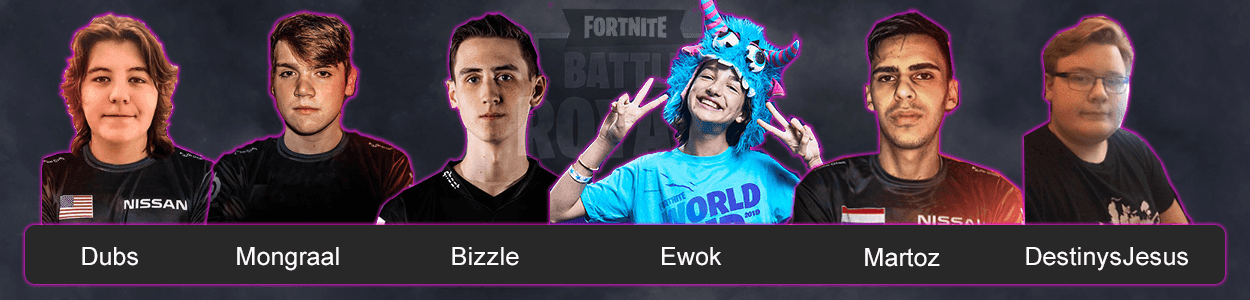 Команда FaZe Clan по Fortnite Battle Royale