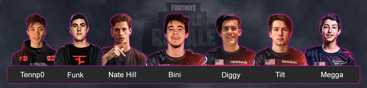 Команда FaZe Clan по Fortnite Battle Royale