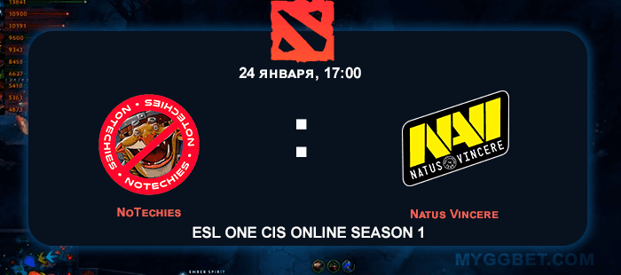 Прогноз на матч NoTechies vs Natus Vincere 24 января 2021 года