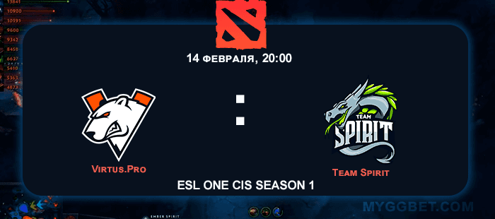 Прогноз на матч Virtus.Pro vs Team Spirit 14 февраля dota 2
